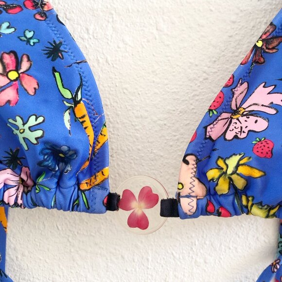 Dauphinette X J. CREW Bikini Set in Cornucopia Floral Size L/ XL - Picture 4 of 16
